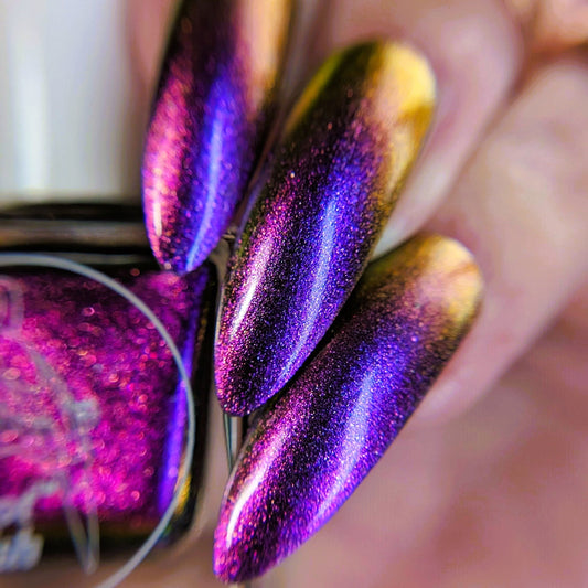 Parrot Polish Arabella Ultrachrome Purple Pink Gold Nail Lacquer 0.5 Fl oz