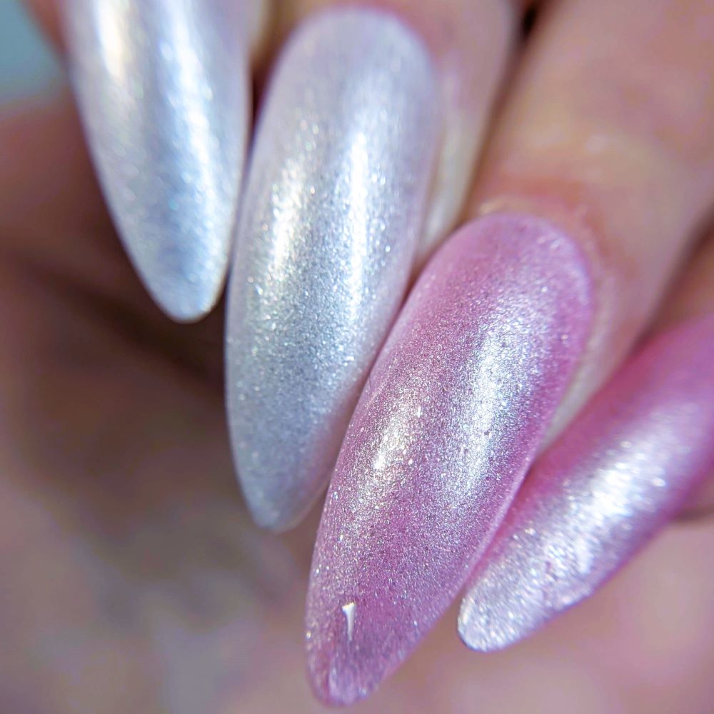 Parrot Polish Frosty Holidays Thermal Color Changing Nail Lacquer White Pink Winter