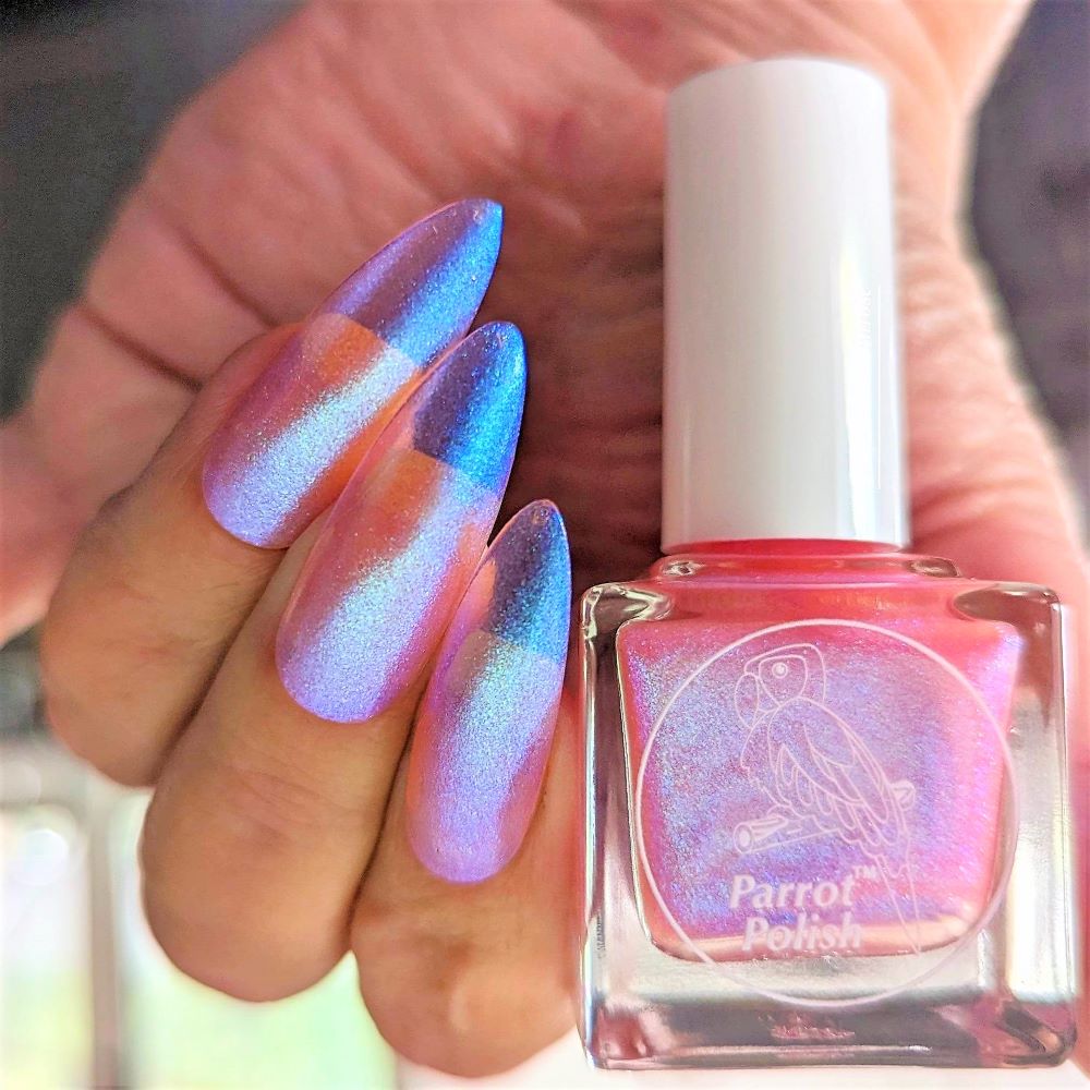 Parrot Polish "Kallani" Multichrome Baby Mermaid Pink/Gold/Blue