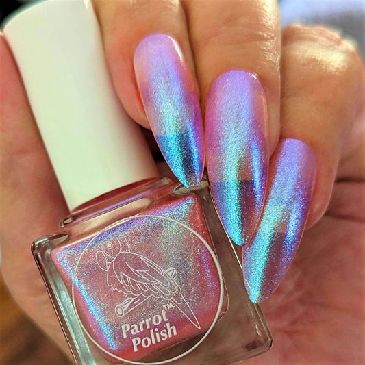 Parrot Polish "Kallani" Multichrome Baby Mermaid Pink/Gold/Blue