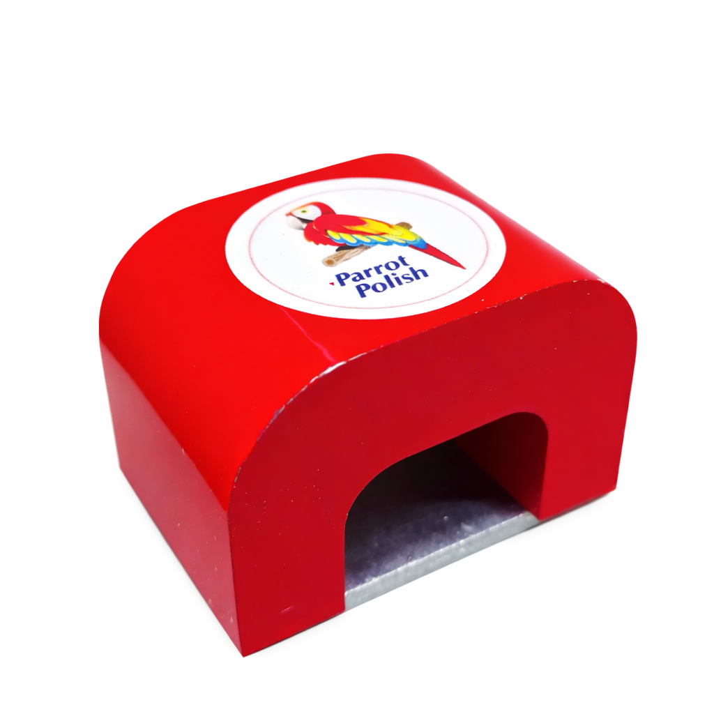 Parrot Polish Horse Shoe Magnet 30 Lb Pull Red Magnetic Nail Lacquer