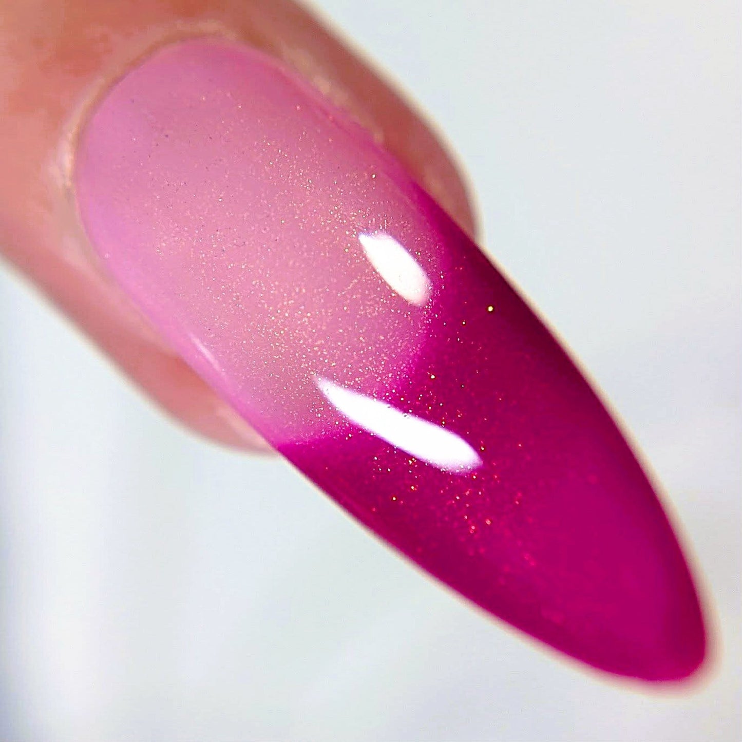 Parrot Polish Past Days Reimagined Color Changing Thermal Nail Lacquer - Plum/Clear 0.5 Fl oz