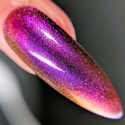 Parrot Polish Arabella Ultrachrome Purple Pink Gold Nail Lacquer 0.5 Fl oz