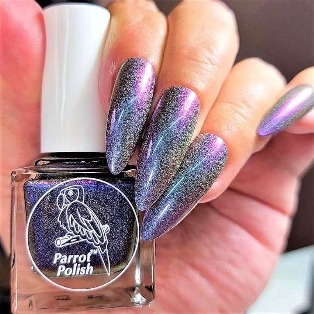 Parrot Polish Hazmonific Holographic Ultrachrome Nail Polish - Purple/Pink