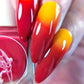 Parrot Polish Summer Time Twist Thermal Nail Polish Maroon/Orange