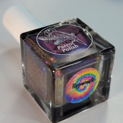 Parrot Polish Hazmonific Holographic Ultrachrome Nail Polish - Purple/Pink