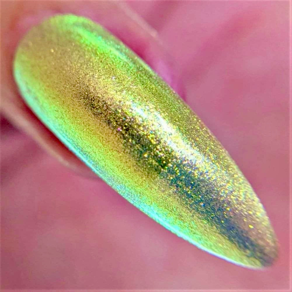 Parrot Polish "Miami" Multichrome Baby Mermaid Gold/Green/Orange