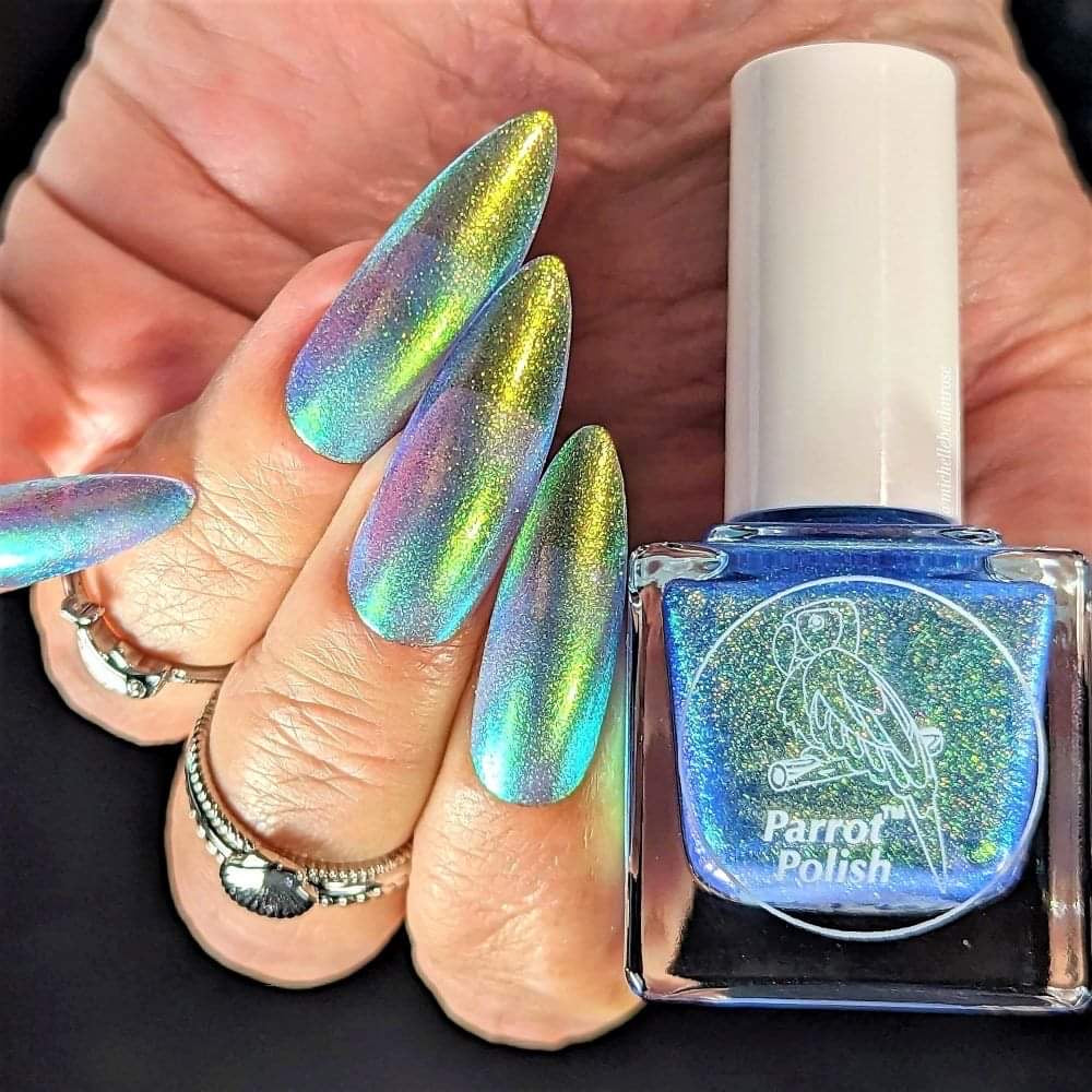 Parrot Polish "Nixie" Multichrome Baby Mermaid Pink/Green/Blue