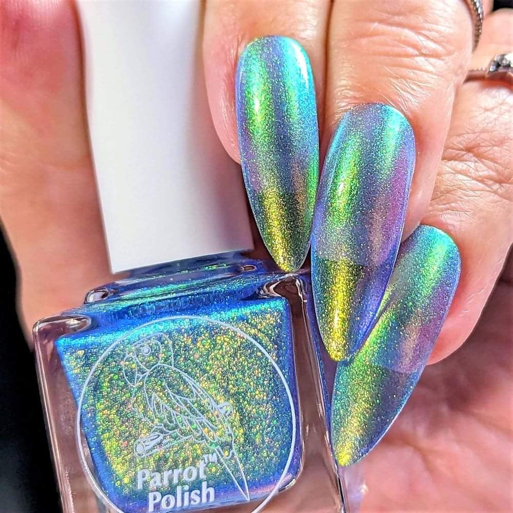 Parrot Polish "Nixie" Multichrome Baby Mermaid Pink/Green/Blue