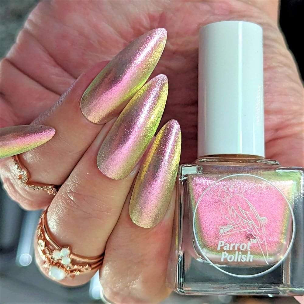 Parrot Polish "Kalaral" Multichrome Baby Mermaid Orange/Red/Pink