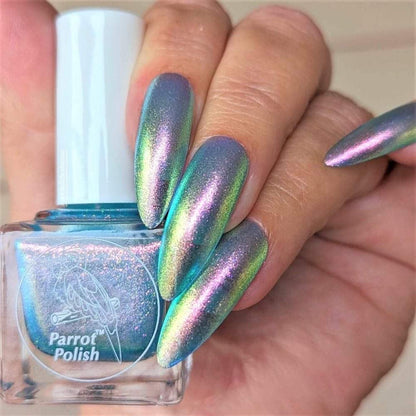 Parrot Polish "lorelai" Multichrome Baby Mermaid Pink/Gold/Blue