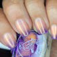 Parrot Polish Golden Plumeria Purple/Coral Thermal Nail Polish