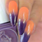 Parrot Polish Golden Plumeria Purple/Coral Thermal Nail Polish