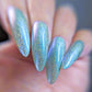 Parrot Polish "Courage" 2024 Spring  Aqua/Gold Ultrachrome Holographic