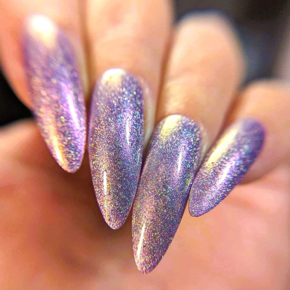 Parrot Polish "Smiles" 2024 Spring Silver/Purple  Ultrachrome Holographic