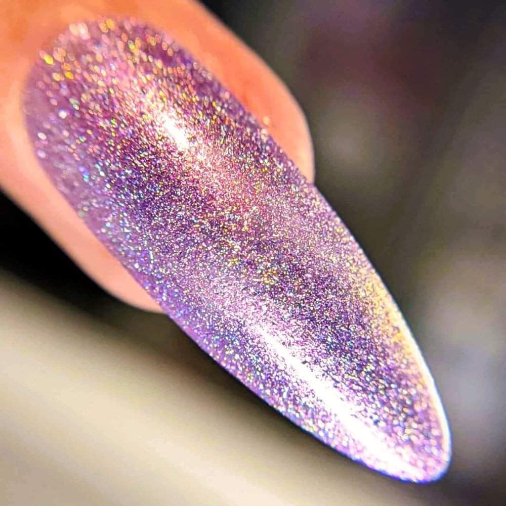 Parrot Polish "Smiles" 2024 Spring Silver/Purple  Ultrachrome Holographic