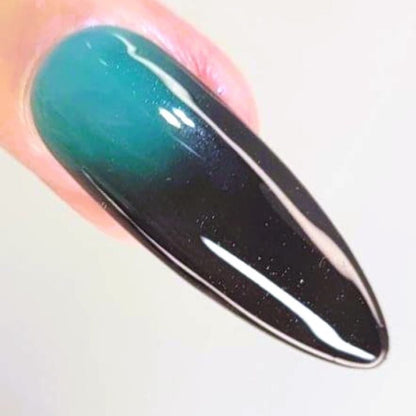 Parrot Polish "Costa Rica Dreams" Thermal Black Blue/ Turquoise Nail Lacquer