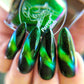 Parrot Polish "Bengal Cat" Multichrome Magnetic Nail Polish Green/Purple/Blue