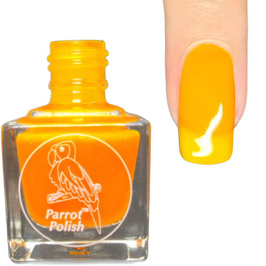 Parrot Polish Saharan Lion Yellow Gold Neon Nail Polish