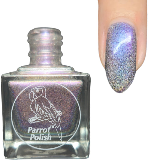 Parrot Polish Hazmonific Holographic Ultrachrome Nail Polish - Purple/Pink