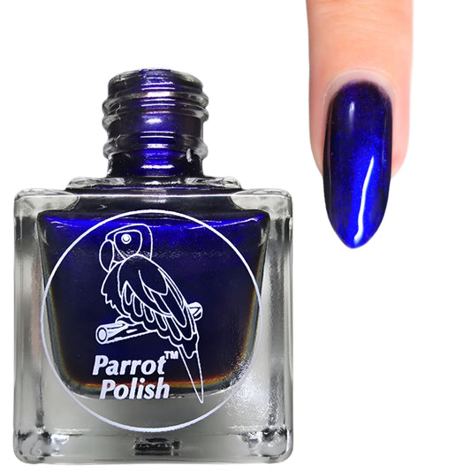 Parrot Polish Nosferatu Multichrome Nail Polish - Blue/Black