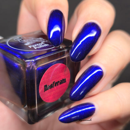 Parrot Polish Nosferatu Multichrome Nail Polish - Blue/Black