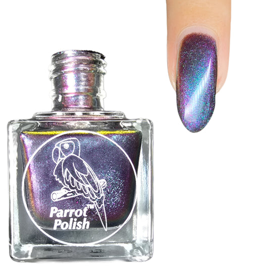 Parrot Polish Lestat De Lioncourt Multichrome Nail Polish - Purple/Green
