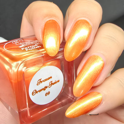 Parrot Polish 60s Shimmer Collection Nail Lacquer Pink/Green/Blue/Yellow/Orange