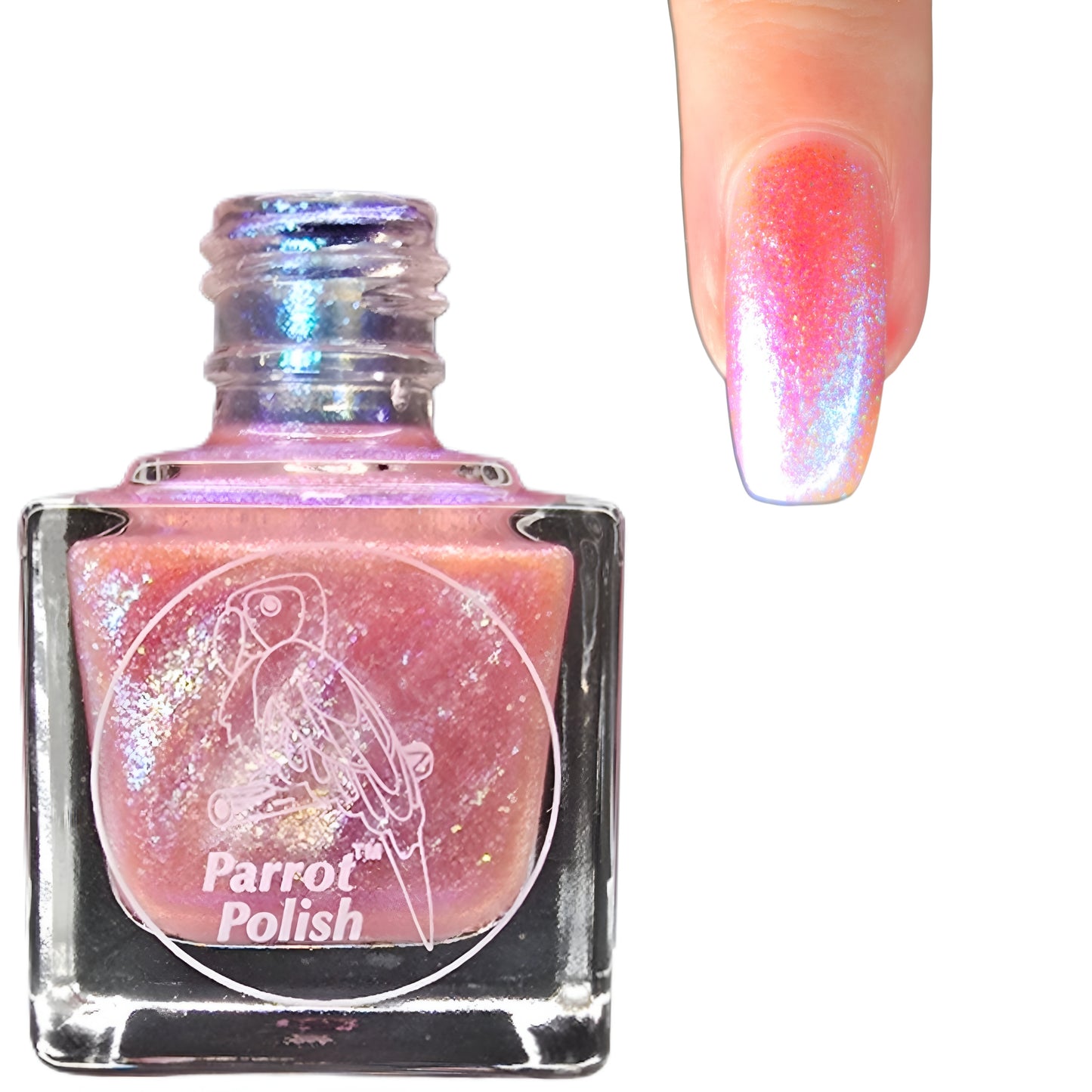 Parrot Polish "Kallani" Multichrome Baby Mermaid Pink/Gold/Blue