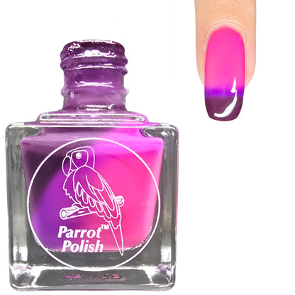 Parrot Polish Sonja's Folly Thermal Nail Polish - Purple/Violet/Pink