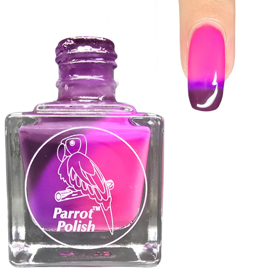 Parrot Polish Sonja's Folly Thermal Nail Polish - Purple/Violet/Pink