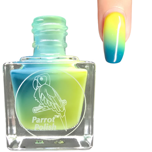 Parrot Polish Ukranian Rose Solar Nail Polish - Yellow/Green