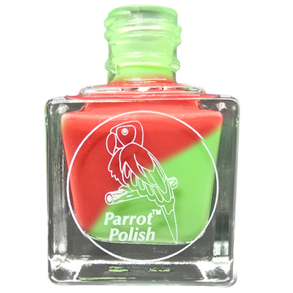 Parrot Polish Area 51 Color Changing Thermal Nail Lacquer  - Red/Lime