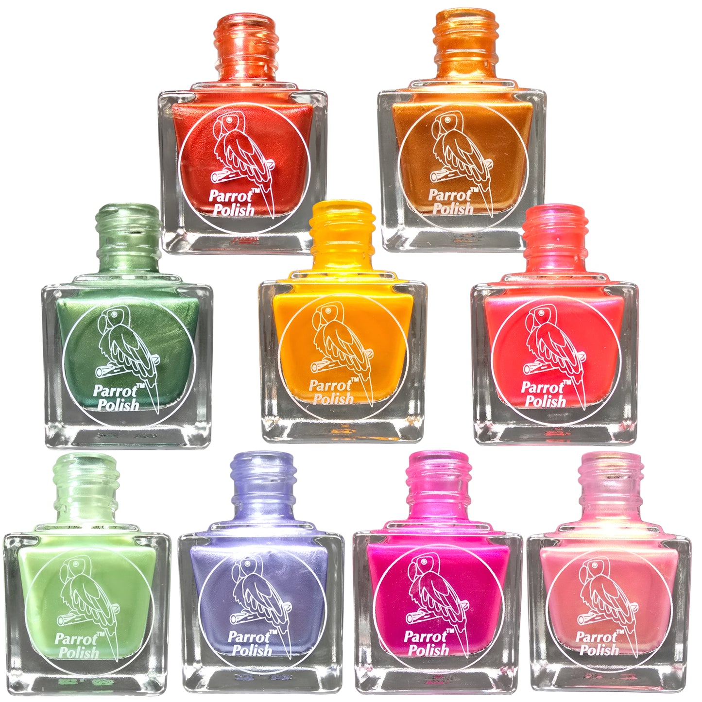 Parrot Polish Fall-Winter Collection Shimmer Nail Lacquers-9