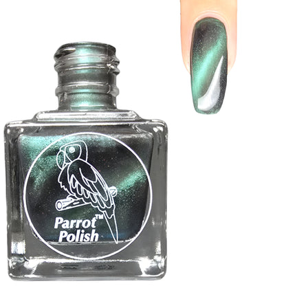 Parrot Polish Memphis Belle Magnetic Nail Polish - Green