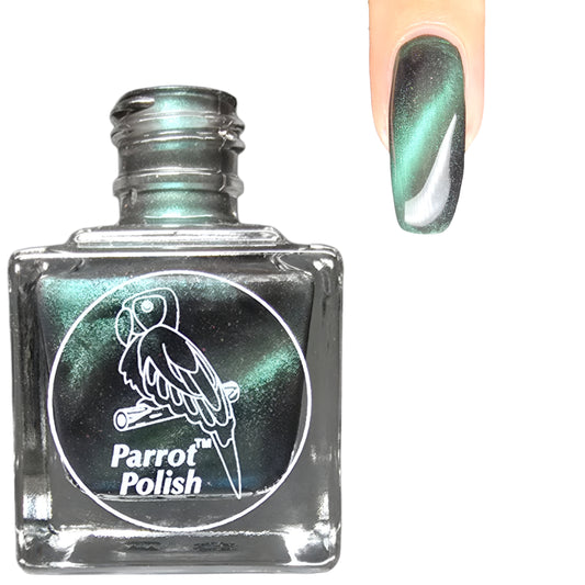 Parrot Polish Memphis Belle Magnetic Nail Polish - Green