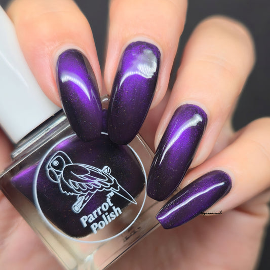 Parrot Polish Apache Princess Magnetic Nail Polish - Purple