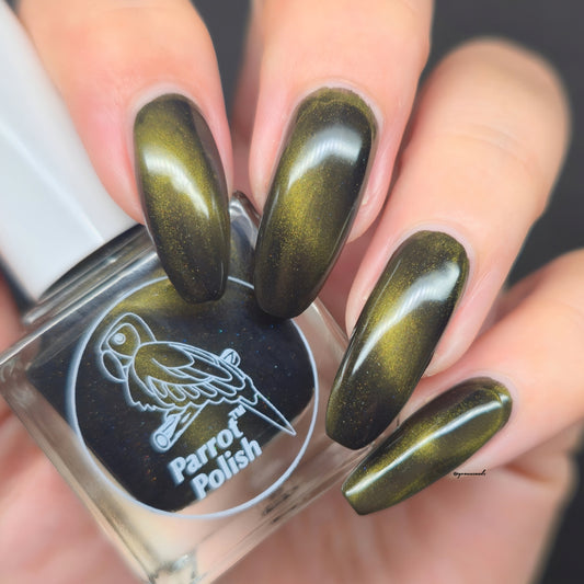 Parrot Polish Enola Gay Magnetic Nail Polish - Gold