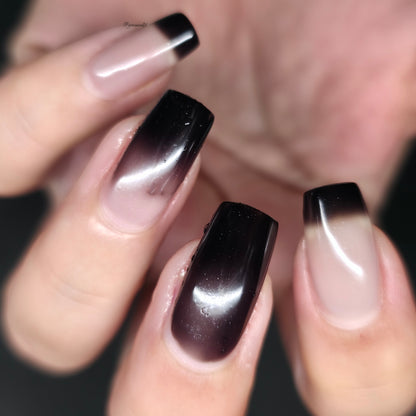 Parrot Polish Black Magic Color Changing Thermal Nail Lacquer - Black/Grey