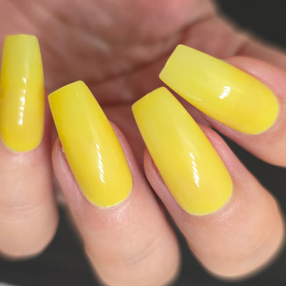 Parrot Polish Snow Crocus Thermal Color Changing Nail Lacquer Purple Yellow