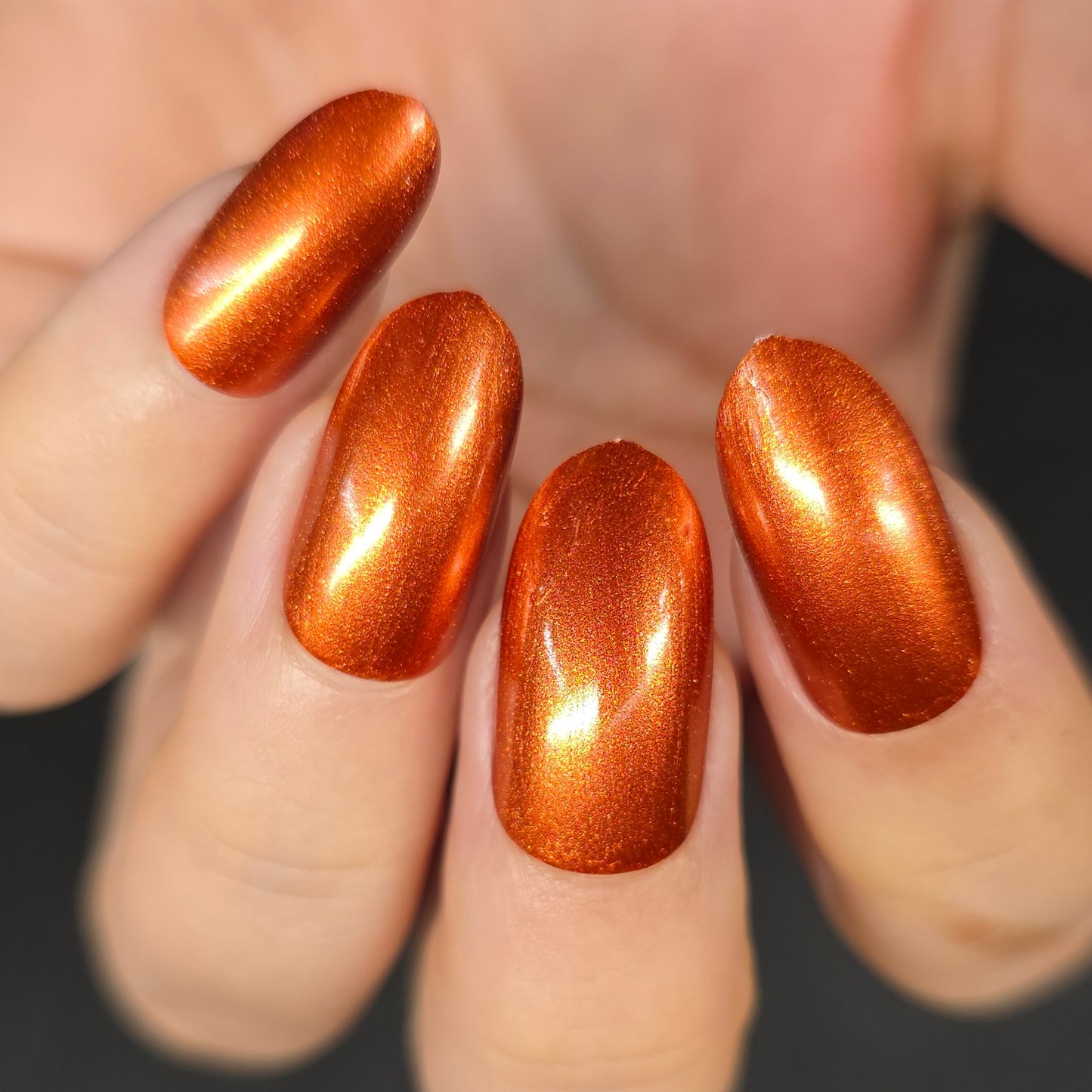 Parrot Polish Iron City Winter Shimmer Nail Lacquer Copper   .05 Fl oz