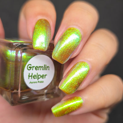 Parrot Polish Aurora Dust Nail Polish - Gremlin Helper, 0.5 Fl Oz