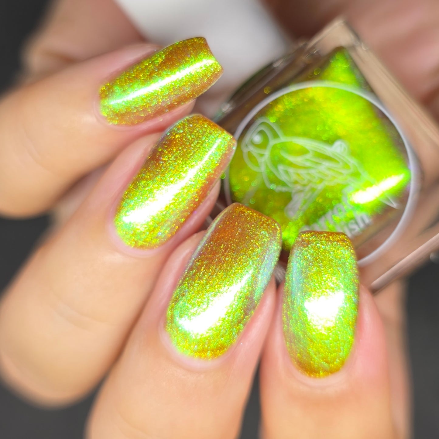 Parrot Polish Aurora Dust Nail Polish - Gremlin Helper, 0.5 Fl Oz