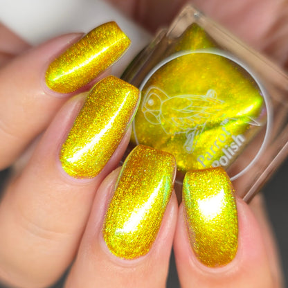 Parrot Polish Aurora Dust Nail Polish - Glimmer Of Gold, 0.5 Fl Oz