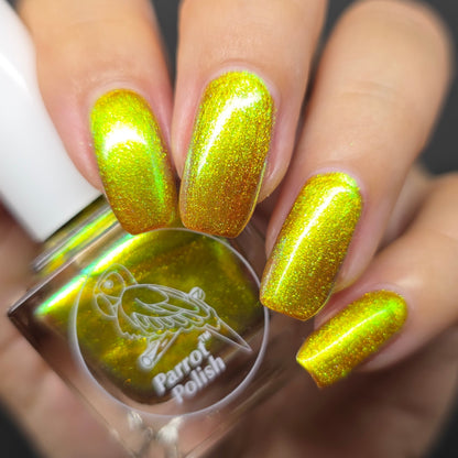 Parrot Polish Aurora Dust Nail Polish - Glimmer Of Gold, 0.5 Fl Oz