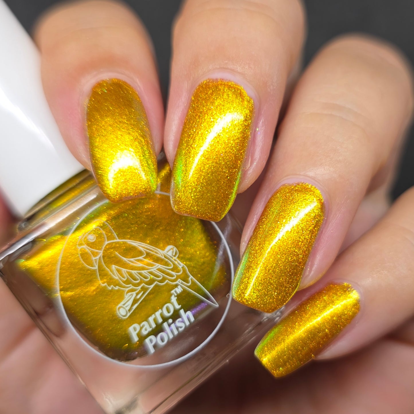 Parrot Polish Aurora Dust Nail Polish - Fire Desire, 0.5 Fl Oz