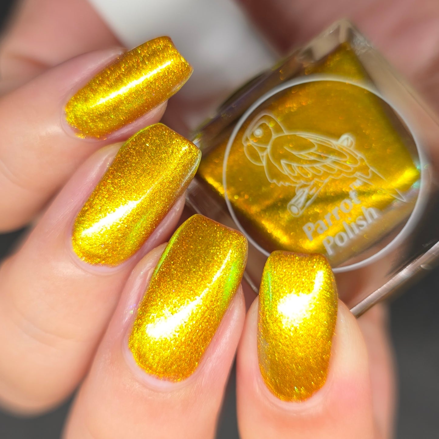 Parrot Polish Aurora Dust Nail Polish - Fire Desire, 0.5 Fl Oz