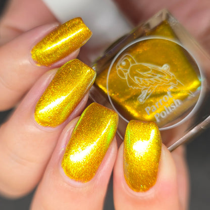 Parrot Polish Aurora Dust Nail Polish - Fire Desire, 0.5 Fl Oz