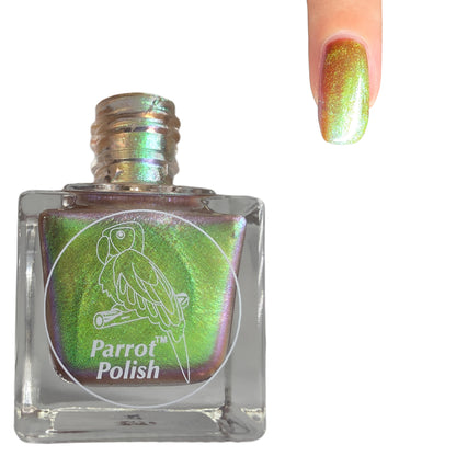 Parrot Polish Aurora Dust Nail Polish - Gremlin Helper, 0.5 Fl Oz