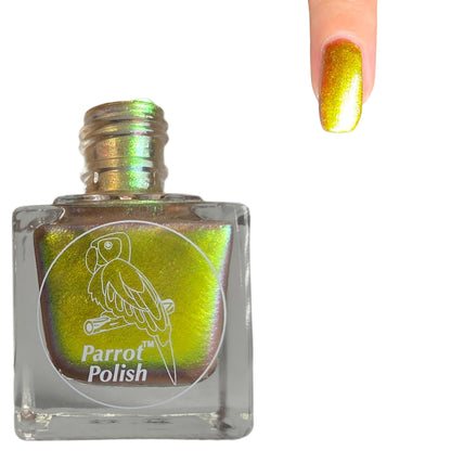 Parrot Polish Aurora Dust Nail Polish - Glimmer Of Gold, 0.5 Fl Oz